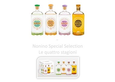 Confezione Speciale Selection  Le quattro Stagioni Nonino Distillatori