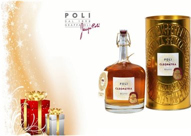 Grappa Cleopatra Amarone Oro Astucciata Distilleria Jacopo Poli
