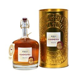 GESCHENKBOX: Grappa Cleopatra Amarone Oro Astucciata Distilleria Jacopo Poli