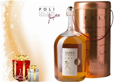 Grappa Sarpa Oro di Poli 40° Distilleria Jacopo Poli Big Mama