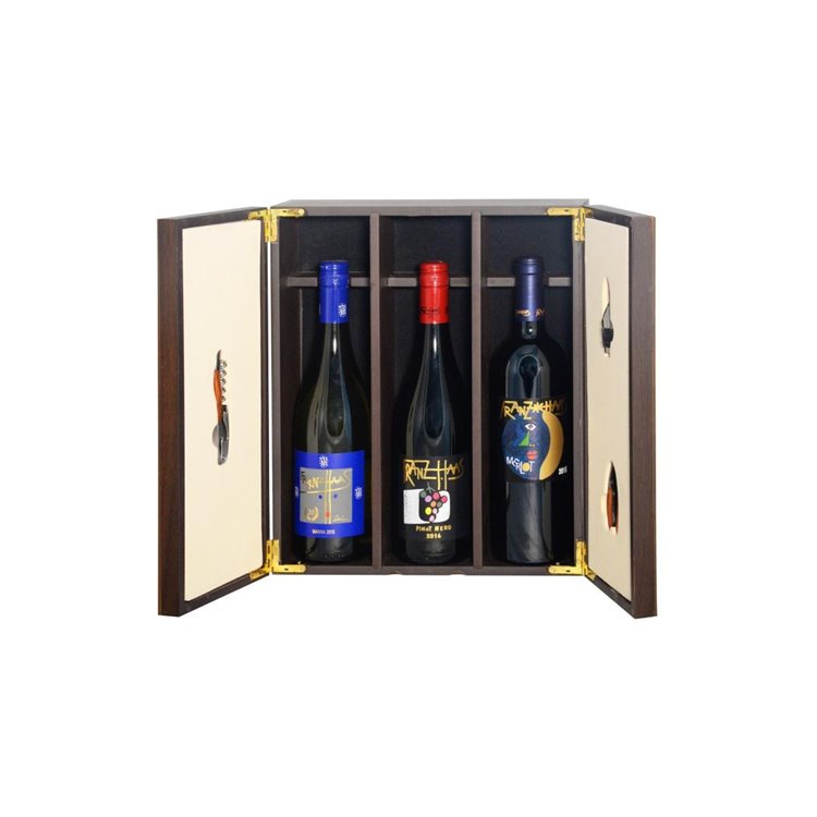 Confezione Regalo - Elegante cofanetto in legno + preziosi accessori per Sommelier e collezione vini Alto Adige Franz Haas Confezione Regalo - Elegante cofanetto in legno + preziosi accessori per Sommelier e collezione vini Alto Adige Franz Haas