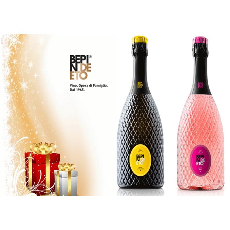 Confezione Regalo - La magia del Prosecco Extra Dry e Flavè - Bepin de Eto Confezione Regalo - La magia del Prosecco Extra Dry e Flavè - Bepin de Eto