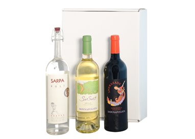 Confezione Regalo - I vini di Donnafugata e la Grappa Sarpa di Jacopo Poli