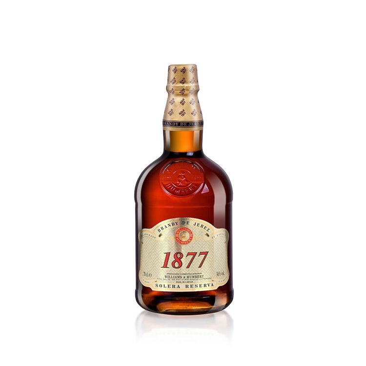 BRANDY 1877 SOLERA RESERVA 3 Bottle 0,70 l. - WILLIAMS & HUMBERT - m BRANDY 1877 SOLERA RESERVA 3 Bottle 0,70 l. - WILLIAMS & HUMBERT - m