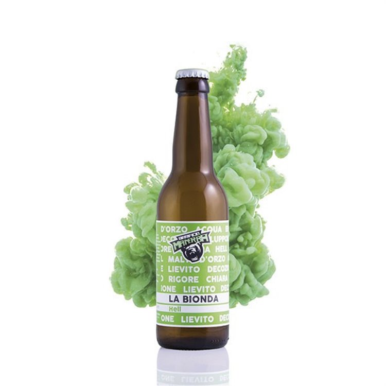 Pack of 12 Bottles 33 CL CRAFT BEER La Bionda- BIRRIFICIO MANERBA