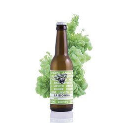 Packung mit 24 Flaschen 33 CL KÜNSTLERISCHES BIER La Bionda- BIRRIFICIO MANERBA