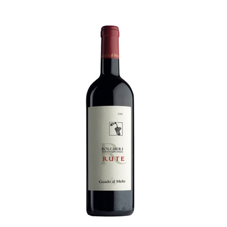 Confezione da 6 Bottiglie Vino Rosso Rute Bolgheri Az. Agricola Guado al Melo -cz Confezione da 6 Bottiglie Vino Rosso Rute Bolgheri Az. Agricola Guado al Melo -cz