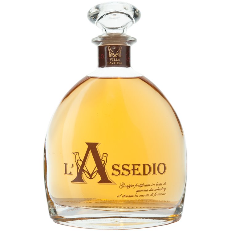 Grappa riserva l'Assedio - Villa Laviosa 0,70 l. Grappa riserva l'Assedio - Villa Laviosa 0,70 l.