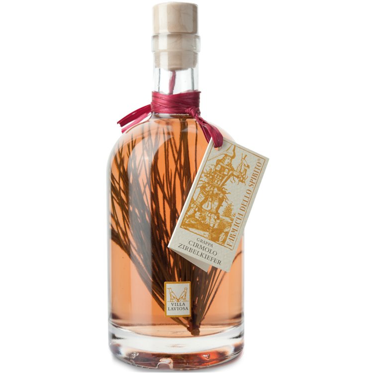 Grappa al Cirmolo - Villa Laviosa 0,70 l. Grappa al Cirmolo - Villa Laviosa 0,70 l.
