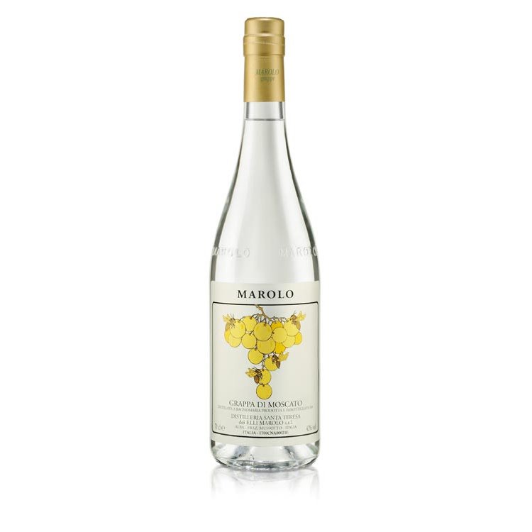 Grappa di Moscato - Distilleria Santa Teresa Fratelli Marolo 0,70 l. Grappa di Moscato - Distilleria Santa Teresa Fratelli Marolo 0,70 l.
