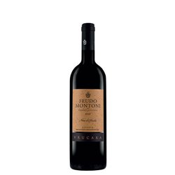 Confezione da 6 Bottiglie Vino Rosso Bio Vrucara Nero d'Avola Sicilia Igt Azienda Agricola Feudo Montoni -cz