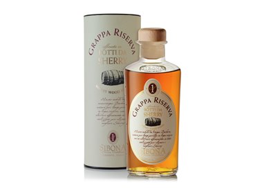 Grappa Riserva invecchiata in botti da Sherry - Distilleria Sibona 0,5 l.