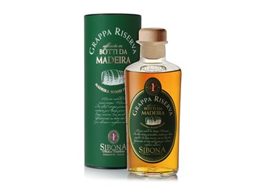 Grappa Riserva invecchiata in botti da Madeira - Distilleria Sibona 0,5 l.