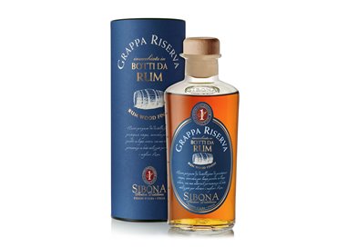 Grappa Riserva invecchiata in botti da Rum - Distilleria Sibona 0,5 l.