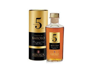 Grappa Barolo aged 5 years - Distilleria Sibona 0.5 l.