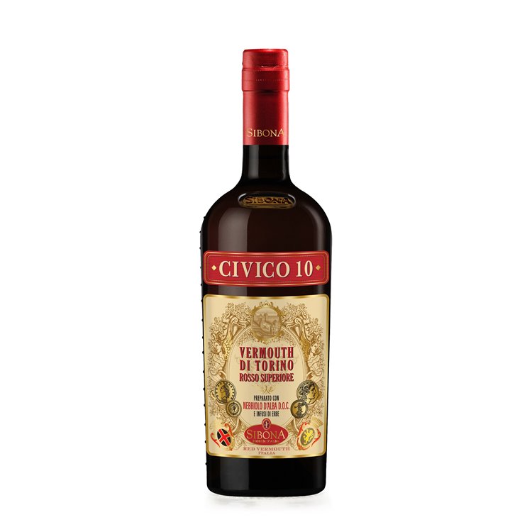 Civico 10 Vermouth di Torino Rosso Superiore - Distilleria Sibona 0,75 l. Civico 10 Vermouth di Torino Rosso Superiore - Distilleria Sibona 0,75 l.