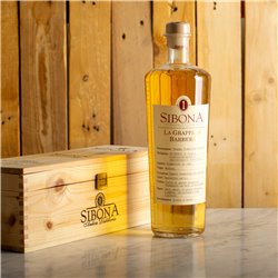 Distilleria Sibona - Confezione regalo Grappa di Barbera MAGNUM con astuccio in legno 1,5 lt