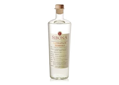 Distilleria Sibona - Confezione regalo Grappa di Nebbiolo MAGNUM con astuccio in legno 1,5 lt