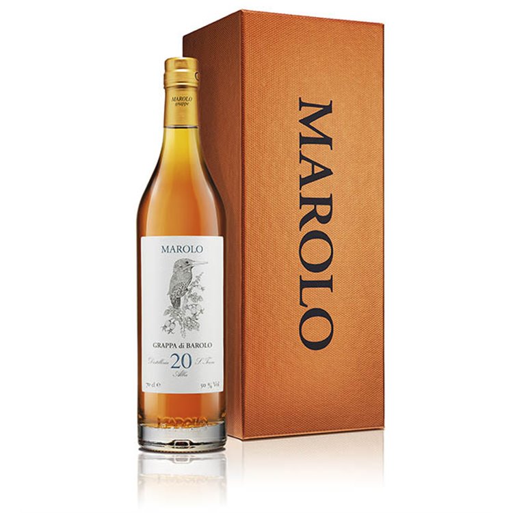 Marolo Grappa di Barolo 20 Anni - Distilleria Santa Teresa Fratelli Marolo 0,70 l. Marolo Grappa di Barolo 20 Anni - Distilleria Santa Teresa Fratelli Marolo 0,70 l.