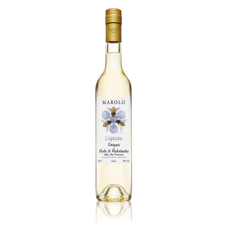 Marolo Grappa e Miele Di Rododendro (presidio Slow Food) - Distilleria Santa Teresa Fratelli Marolo 0,50 l. Marolo Grappa e Miele Di Rododendro (presidio Slow Food) - Distilleria Santa Teresa Fratelli Marolo 0,50 l.