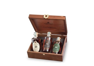 Distilleria Sibona - Cofanetto Grappe Riserva  Botti da Porto, da Sherry, da Madeira (3x50cl)