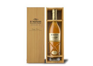 Nardini Grappa Riserva 5 years 45° wood box