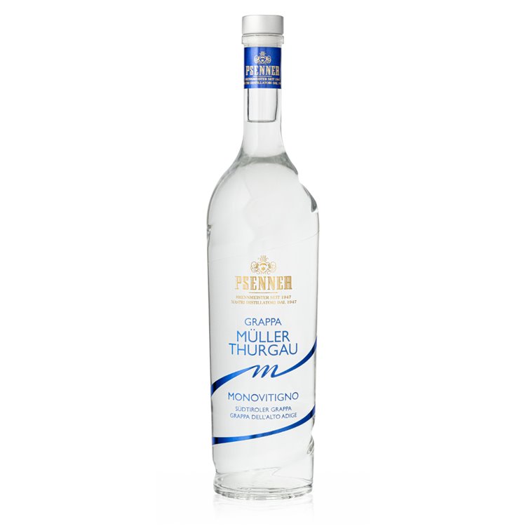 Psenner - Grappa di Müller Thurgau 41 %vol. 70 cl Psenner - Grappa di Müller Thurgau 41 %vol. 70 cl