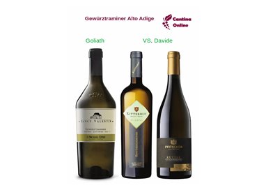 Davide VS. Goliath  - Gewürztraminer  Alto Adige  - 3 x 0,75 L.
