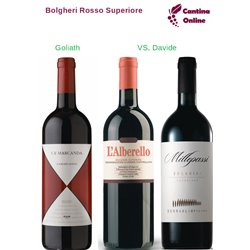 Davide VS. Goliath  -  Bolgheri Rosso Superiore  - 3 x 0,75 L.