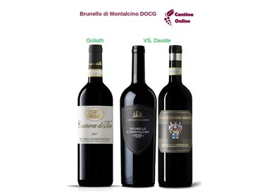 Davide VS. Goliath  -  Brunello di Montalcino DOCG  - 3 x 0,75 L.