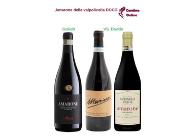 Davide VS. Goliath  -  Amarone della Valpolicella Classico DOCG- 3 x 0,75 L.
