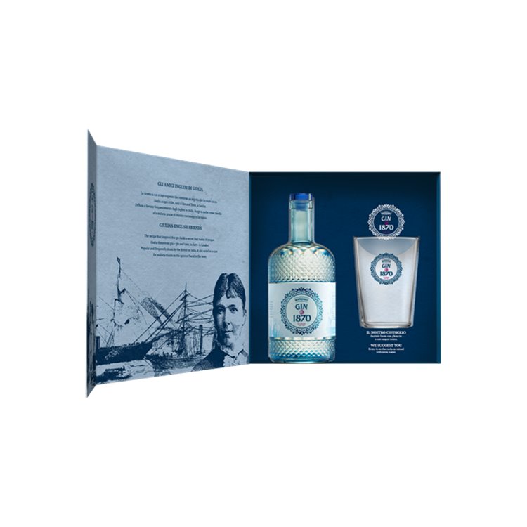 Bertagnolli - Gin1870 Raspberry Dry Gin Special Package with 1Glass (40% Vol. - 0.70 Lt) Bertagnolli - Gin1870 Raspberry Dry Gin Special Package with 1Glass (40% Vol. - 0.70 Lt)