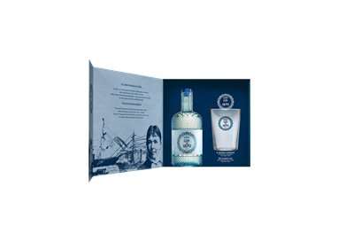 Bertagnolli - Gin1870 Raspberry Dry Gin Confezione Speciale con 1Bicchiere (40% Vol. - 0.70 Lt)