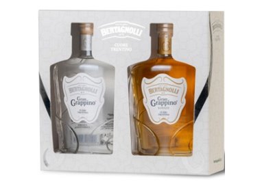 Bertagnolli - Schatulle 2 Grappas - GG Bia, GG Barr (42% Vol. - 0.20 Lt)
