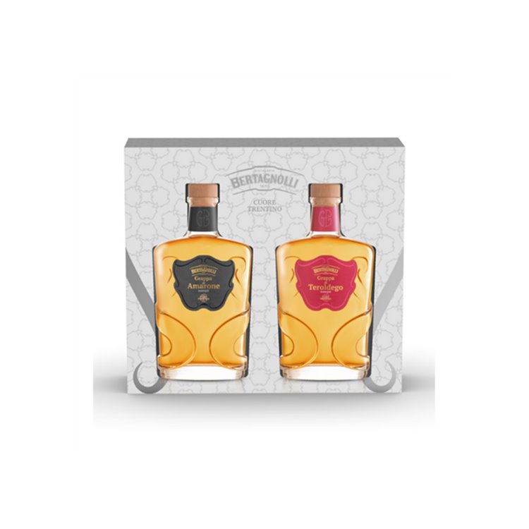 Bertagnolli - Box Set 2 Grappas - Tero Barr, Amar Barr (42% Vol. - 0.20 Lt) Bertagnolli - Box Set 2 Grappas - Tero Barr, Amar Barr (42% Vol. - 0.20 Lt)