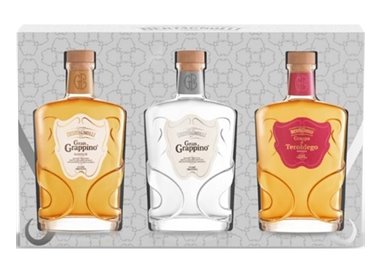 Bertagnolli - Cofanetto 3 Grappe - Tero Barr, GG Bia, GG Barr (42% Vol. - 0.20 Lt)