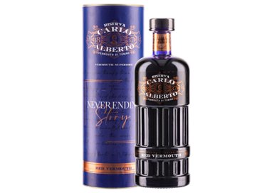 Vermouth Carlo Alberto Riserva Red Superior 75cl 18% in a case - cbr