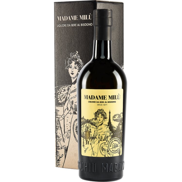 Madame Milu Liqueur To Drink On Demand 70cl 45% in case- crb Madame Milu Liqueur To Drink On Demand 70cl 45% in case- crb