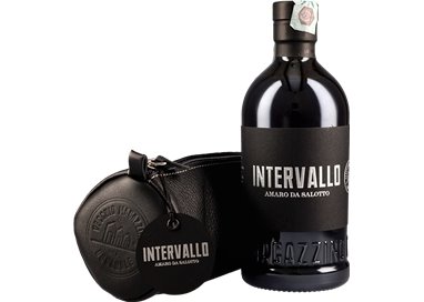 Liquore Intervallo Amaro Da Salotto  Con Borsello Cuoio 50cl 28% - crb