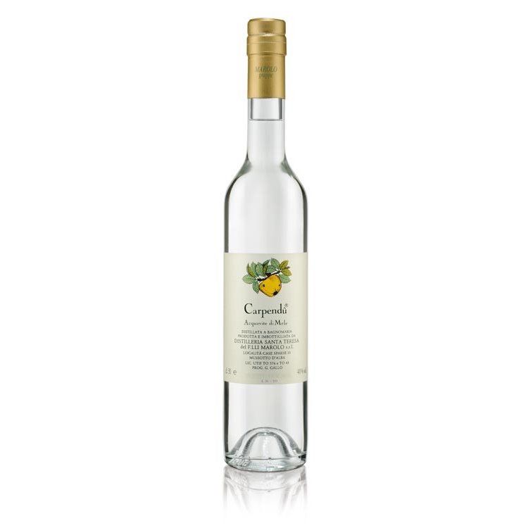 Carpendû" Apfelschnaps - Distilleria Santa Teresa Fratelli Marolo 0,50 l. Carpendû" Apfelschnaps - Distilleria Santa Teresa Fratelli Marolo 0,50 l.