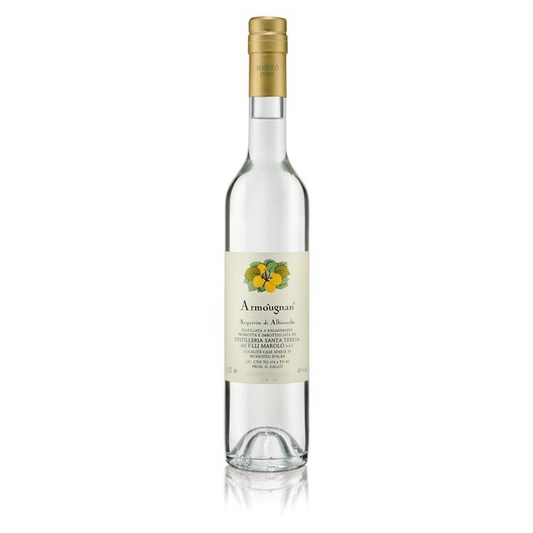 Acquavite di albicocche "Armoûgnan" - Distilleria Santa Teresa Fratelli Marolo 0,50 l. Acquavite di albicocche "Armoûgnan" - Distilleria Santa Teresa Fratelli Marolo 0,50 l.