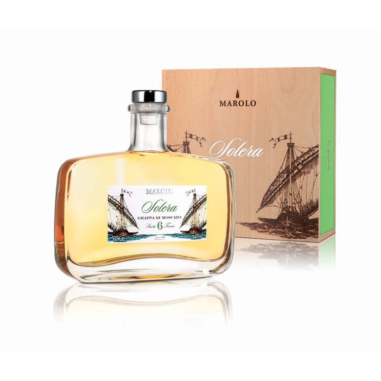 Grappa di Moscato Solera - Distilleria Santa Teresa Fratelli Marolo 0,50 L. Grappa di Moscato Solera - Distilleria Santa Teresa Fratelli Marolo 0,50 L.