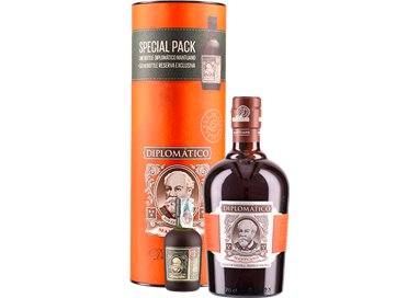 Rum Diplomàtico Mantuano Reserva Exclusiva Mignon Pack ( 75cl 40%) - crb