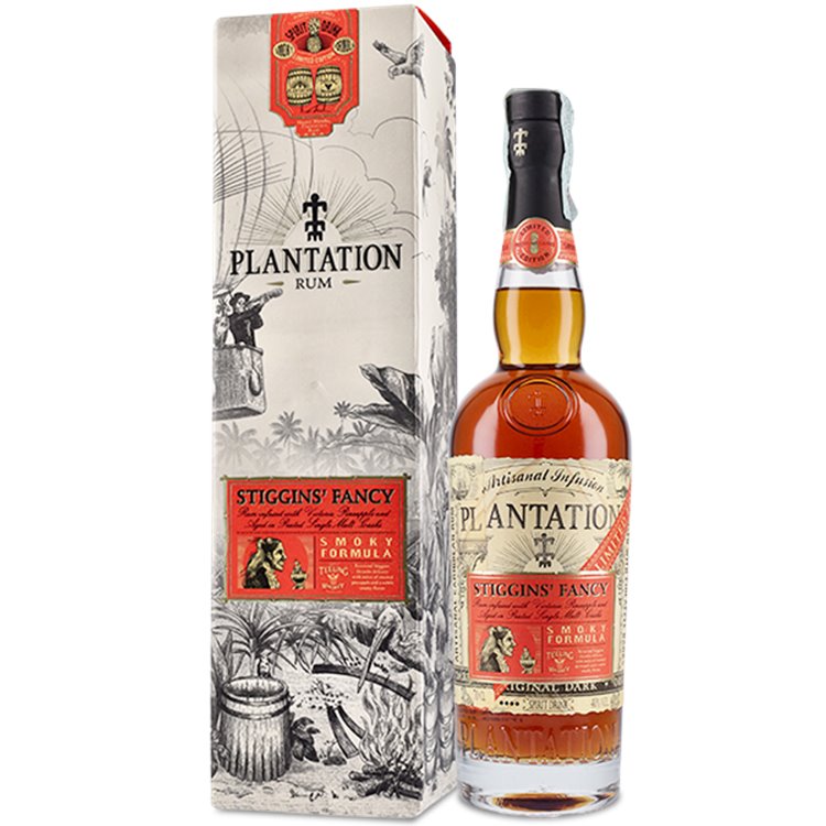 Rum Plantation Stiggins' Fancy Pineapple Smoky Formula ( 70cl 40%) - crb Rum Plantation Stiggins' Fancy Pineapple Smoky Formula ( 70cl 40%) - crb
