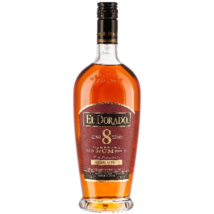 Rum EL DORADO 8 YO ( Box 6x70cl 40%) - crb Rum EL DORADO 8 YO ( Box 6x70cl 40%) - crb