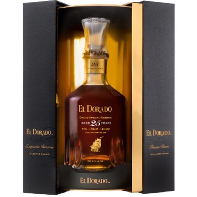 Rum EL DORADO 25 YO (70cl 43%) - crb Rum EL DORADO 25 YO (70cl 43%) - crb