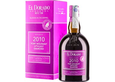 Rum EL DORADO  Purple Port Mourant Diamond 2010 (70cl  49,6%) - crb