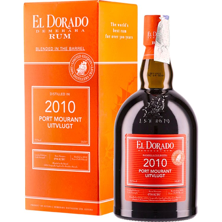 Rum EL Dorado Orange Port Mourant 2010 (70cl 51%) - crb Rum EL Dorado Orange Port Mourant 2010 (70cl 51%) - crb