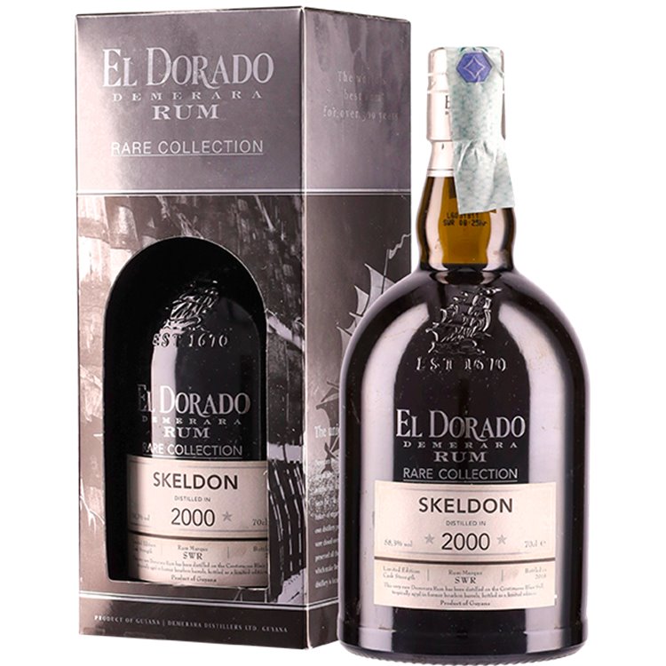 Rum EL Dorado Rare Collection Skeldon 2000 (70cl 58.3%) - crb Rum EL Dorado Rare Collection Skeldon 2000 (70cl 58.3%) - crb