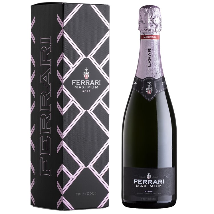 Ferrari - Trento Doc Maximum Rosè Astucciato 0.75 L Ferrari - Trento Doc Maximum Rosè Astucciato 0.75 L